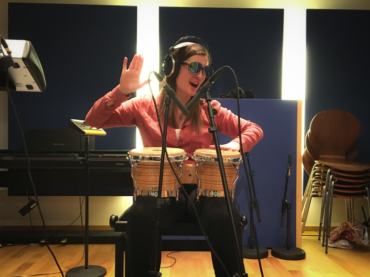Herta bläst im Studio | Album Recording @ greenbee records
