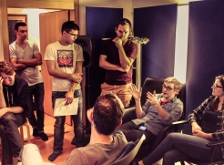 Herta bläst im Studio | Album Recording @ greenbee records