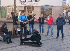 Herta bläst in Dornbirn