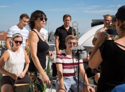 Herta bläst bei BalconyTV Vienna 2016