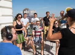 Herta bläst bei BalconyTV Vienna 2016