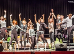 Herta bläst + Doremi bei Couching 2015 in Pregarten